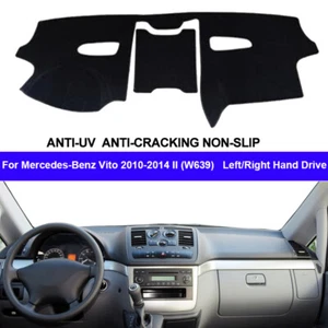 Car DashMat Dashboard Cover Carpet For Mercedes-Benz Vito 2010 - 2014 II W639 - Picture 1 of 8
