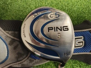 Ping G5 Fairway 3 Wood 15 Degree Stiff Flex w Headcover - Picture 1 of 6