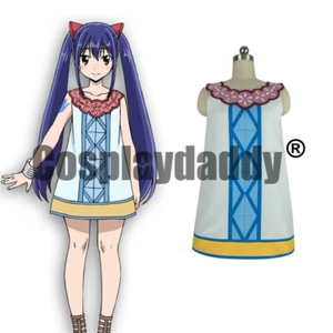 Fairy Tail: Dragon Cry Sky Slayer Wendy Marvell Dress Cosplay Costumes S002 - Picture 1 of 5