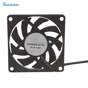 DC7015 Silent DC Fan USB Computer Case Cooling Fan 5V Oil/Ball Bearing 7cm - Afbeelding 1 van 30