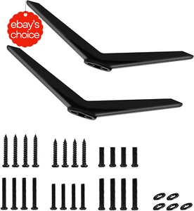 Universal TV Stand Legs for TCL Roku Smart TV 40-75 Inch Table Top Base Models - Picture 1 of 12