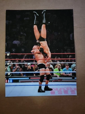 WWE Bill Goldberg  8x10 Photo Last Match Composite Jackhammer  - Image 1 of 2