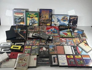 Job Lot 60+ Boxed Commodore 64 C64 Games + Extras – Vintage Set - Picture 1 of 7