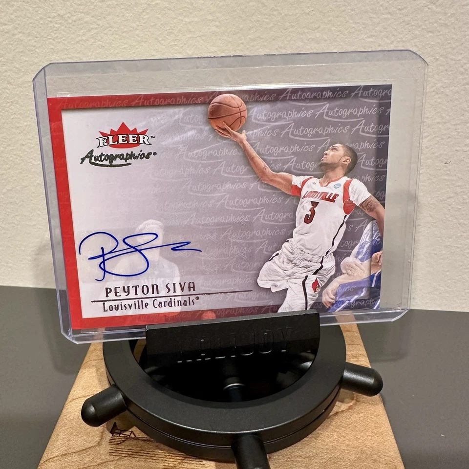 2013-14 Fleer Retro Autographics Peyton Siva Raro Tinta Azul RC Automático SP #00AU-PS Foto 1 de 1