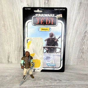 VTG '83 Star Wars Weequay Action Figure 100% Complete ROTJ Kenner NO REPRO HK - Picture 1 of 6