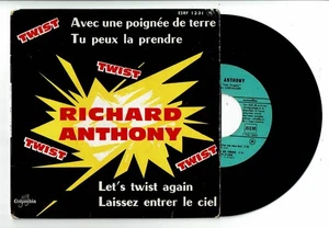 Richard ANTHONY Vinyl 45 tours EP 7" TU PEUX LA PRENDRE Twist COLUMBIA 1331 RARE - Picture 1 of 2