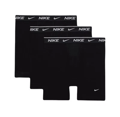 Nuevo con etiquetas. Nike.  Pack de 3. Calzoncillo boxer Dri-FIT, algodón elástico. Negro. MRSP. $42,50 Foto 1 de 4