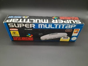 VINTAGE GIG ELECTRONICS NINTENDO SUPER MULTITAP SUPER NINTENDO PAL VERSION NUOVO - Foto 1 di 10