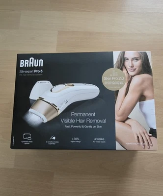 Braun Silk-Expert Pro 5 PL5140 IPL Haarentferner Skin Pro 2.0 Neu, Ungeöffnet! - Bild 1 von 4