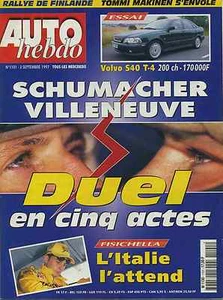 AUTO HEBDO Nr. 1101 03.09.1997 VOLVO S40 T4 1000 LACS PHYSICHELLA SCHUMACHER - Bild 1 von 1