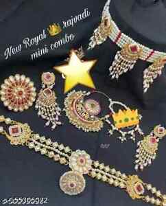 Diwali Special Jewellery Set And Navratri Special Jewellery Set with Mangtika