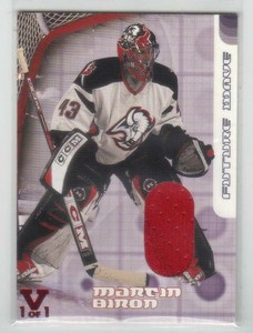 M.BIRON (BUFFALO) FINAL VAULT 01-02 BAP BETWEEN THE PIPES SSP FUTURE WAVE JERSEY