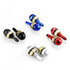 2 x Universal Aluminum Windshield Wiper Water Jet Spray Washer Nozzle Of Vehicle - Picture 1 of 12