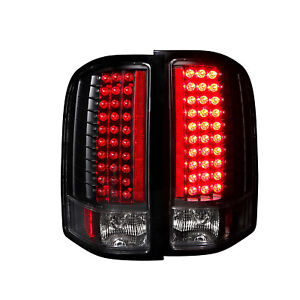 ANZO For 07-13 Chevy Silverado 1500 / 2500HD/3500HD Tail Lights Black 311081