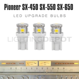 3 piezas Pioneer SX-450 SX-550 SX-650 SX-650 esfera receptor medidor bombilla - Imagen 1 de 4