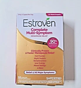 Alivio completo de la menopausia multisíntoma Estroven, 84 cápsulas, VENDEDOR DEL REINO UNIDO - Imagen 1 de 5