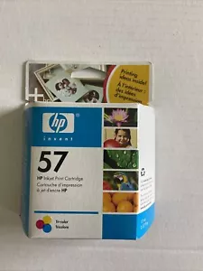 GENUINE HP 57 TRI COLOR INK CARTRIDGE EXPIRED Oct 2005 - NEW SEALED - Picture 1 of 3