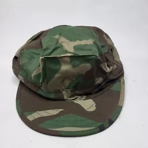 Gorra utilitaria vintage militar Woodland camuflaje patrulla talla X-grande nueva de colección EE. UU. - Imagen 1 de 6