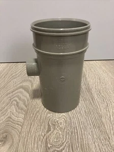 110mm Single Boss Pipe Single Socket Solvent Grey 36mm - Picture 1 of 5