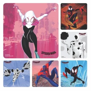 20 Spider-man Across the Spiderverse Stickers Party Favors Teacher Supply - Picture 1 of 1