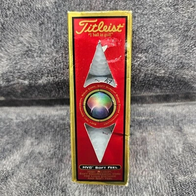 Titleist HVC Soft Feel 3 包高尔夫球高速柔软 70+ 压缩 — 第 1/4 张图片