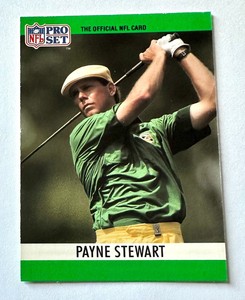 Payne Stewart 1990 NFL ProSet Special #1, NMMT, Golf
