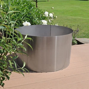 Beckenumrandung Edelstahl für 90l Becken Beckenverkleidung für Gartenbrunnen - Bild 1 von 8