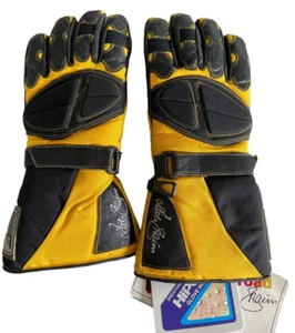 Guanti moto moto biker pelle/kevlar taglia 7 tutte le stagioni - Foto 1 di 8
