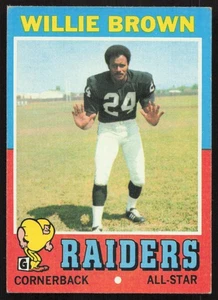 1971 Topps #207 Willie Brown Oakland Raiders NR-MINT HIGH QUALITY! NO RESERVE! - Picture 1 of 2
