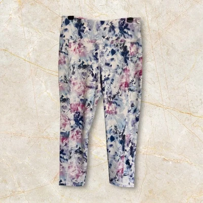 GAIAM ГАЛСТУК КРАСИТЕЛЬ РАЗМЕР L ЙОГА БРЮКИ ЛЕГГИНСЫ БОКОВЫЕ КАРМАНЫ НОВЫЙ БЕЗ ЯРЛЫКОВ - Изображение 1 из 4