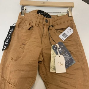 Jordan Craig Stacked Mocha Denim Size 6 - Picture 1 of 3