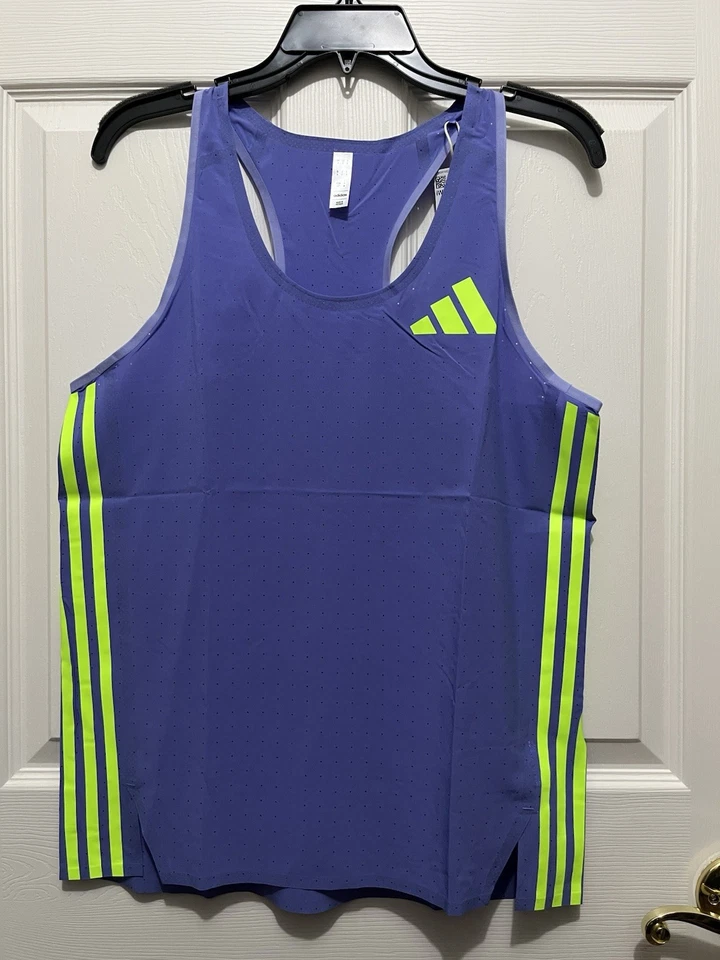 Size S - Adidas 2024 Pro Elite Team Distance Pro Running Singlet IW6635 Men's
