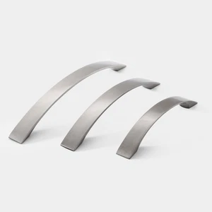 Brushed Nickel Cabinet Hardware Knobs Pulls Handles Kitchen Hardware Furniture - Picture 1 of 14