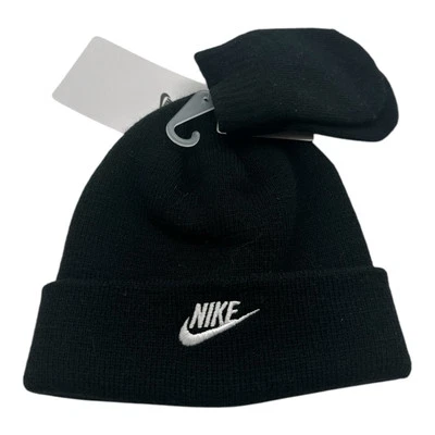 Nike Toddler Boys Hat and Mittens 2 Piece Set Color Black 12/24 Mos 6A2961-023 - Image 1 of 2