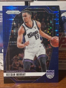 2024-25 Panini Prizm Keegan Murray #7 Blue Pulsar Prizm /99 - Picture 1 of 2