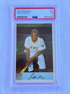 1954 Bowman Willie Mays #89 PSA 3 VG Very Strong 3 Nice Corners Great Color - Picture 1 of 4