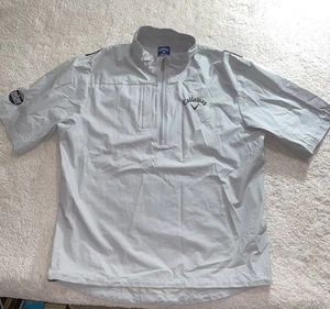 Callaway Weather Series 1/4 Zip Short Sleeve Master Staff Professional Gr. Lg - Bild 1 von 8