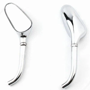 Rearview Side Mirrors Pair Mirror Chrome Motorcycle Motor Fits For Honda CBF600 - Picture 1 of 14