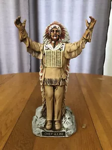 VTG 1979 CHIEF ILLINI DECANTER #1 OLD COMMONWEALTH BOURBON JP VAN WINKLE - Picture 1 of 20