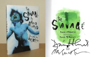 David Almond (Dave McKean) - The Savage - Signed - 1st/1st (2008 First Ed DJ) - Picture 1 of 5