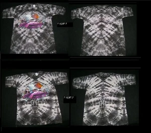 ORIGINAL ZZ TOP Recycler CADZILLA TIE DYE GRAU T Awesome Art L@@K LARGE 2 Left - Bild 1 von 7