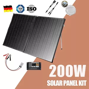 12V 200W Solarkoffer Mit Monokristalline Solarmodule Für Wohnmobil/Outdoors - Bild 1 von 8