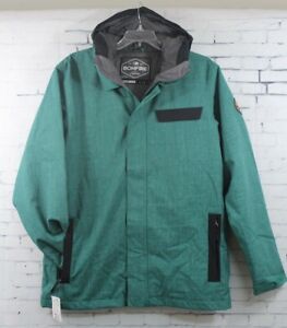 Bonfire Taggart Snowboard Jacket, Men's Large, Emerald Green New