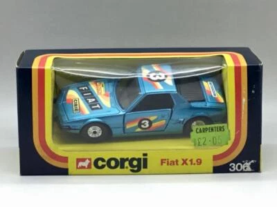 CORGI FIAT X1.9 Blu Racing Numero 3 306 In Ottime Condizioni Con Scatola - Immagine 1 di 4