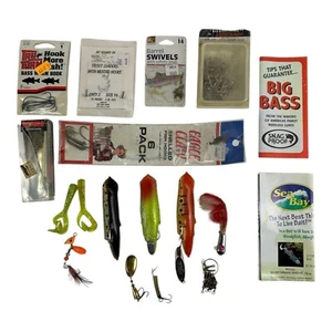 Vintage Fishing Tackle Lot Lures And More - Picture 1 of 17