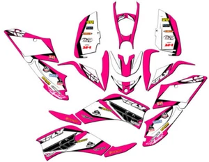 All Years RAPTOR 125 13 FLY Pink Senge Graphics Kit Compatible with Yamaha - Picture 1 of 7