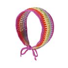 Sunproof Hollow Out Bandana Hot Girls Stripe Pattern Adjustable Crochet Hairband