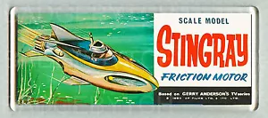 STINGRAY caja de juguetes arte IMÁN DE NEVERA ANCHO - RECUERDOS DE JUGUETES CLÁSICOS! - Imagen 1 de 1