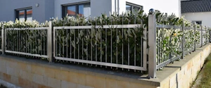 Recinzione in acciaio inox "Adriatico" su misura - set completo - recinzione giardino recinzione ornamentale recinzione gioielli - Foto 1 di 4