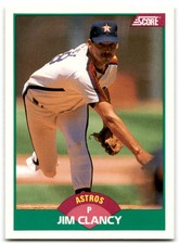 1989 Score Rookie & Traded Jim Clancy Houston Astros #42T